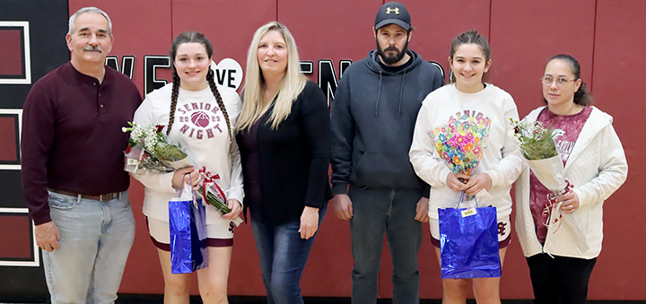 GIRLS BASKETBALL: S-E honors seniors in loss to Waterville